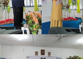 Peringati Isra’ Mi’raj, SMPN 1 Limapuluh  Santuni Anak Yatim