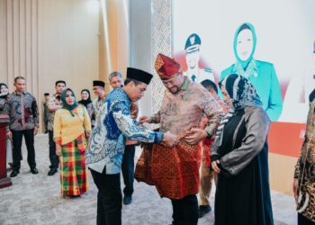 Pemkab Batu Bara Gelar Lepas Purna Bhakti Pj dan Sambut Bupati dan Wabup Baru
