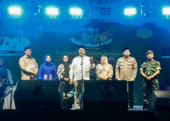 Bupati Batu Bara Baharuddin Siagian Buka Bazar Ramadan Fair