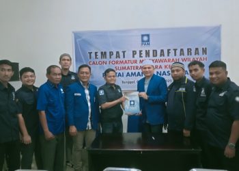 Daftar Formatur, M Faisal Bertekad Bawa PAN Idola Kaum Milenial di Sumut