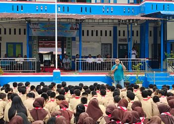 Ketua Umum JMSI Teguh Santosa Motivasi Siswa SMPN 1 Padangsidimpuan