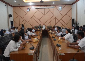 Tenaga Kesehatan dan Guru Honorer Sambangi DPRD Langkat Sampaikan Aspirasi Skema Kerja Paruh Waktu