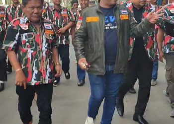 Ketua dan Pengurus Markas Cabang Laskar Merah Putih Langkat datangi Seketariat Markas Daerah LMP Sumut