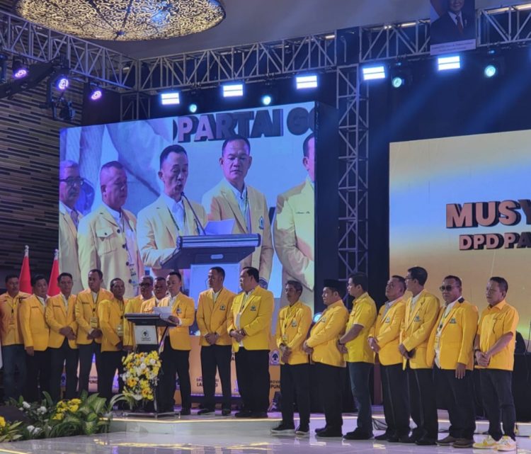 Musda XI : Hanan A Rozak Terpilih Aklamasi Pimpin Partai Golkar Lampung 2025-2030