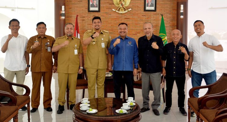 Harapkan Dukungan Pers Sukseskan PHTC, Gubsu Bobby Nasution Sambut Baik Program PWI Sumut