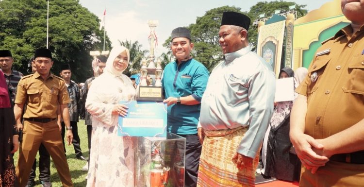 Wabup Tiorita Tutup MTQ 58 Langkat di Sawit Seberang, PT LNK Raih Juara Umum
