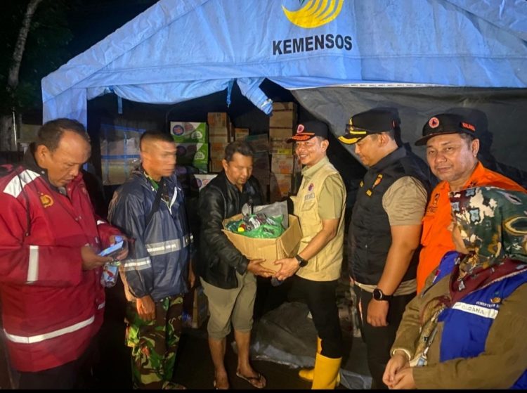 Pemkab Langkat dan TNI POLRI Terus Berjibaku Pastikan Bantuan Tembus Lokasi Banjir Terparah