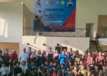 MAVI Sumut dan Bapoksi Turnamen Amal Voli U-15 di Deli Serdang