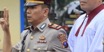 Kapolres Langkat Lantik AKP Master Purba sebagai Kapolsek Salapian